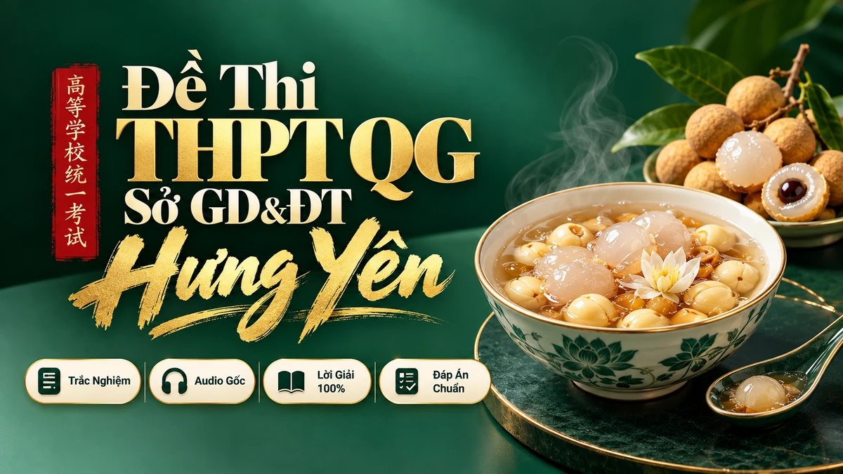 Đề Thi Thử Tốt Nghiệp THPT Tiếng Trung — Sở GD&ĐT Hưng Yên - FoxHSK