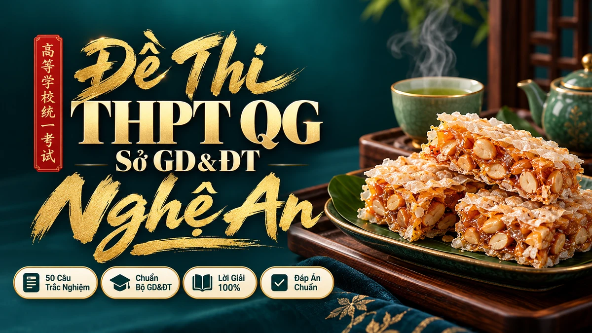 Đề Thi Thử Tốt Nghiệp THPT Tiếng Trung — Sở GD&ĐT Nghệ An - FoxHSK