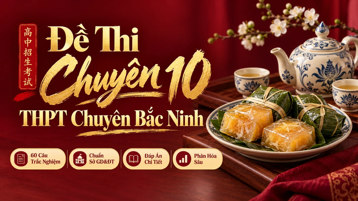 Đề Thi Tuyển Sinh Lớp 10 Chuyên Tiếng Trung — THPT Chuyên Bắc Ninh - FoxHSK