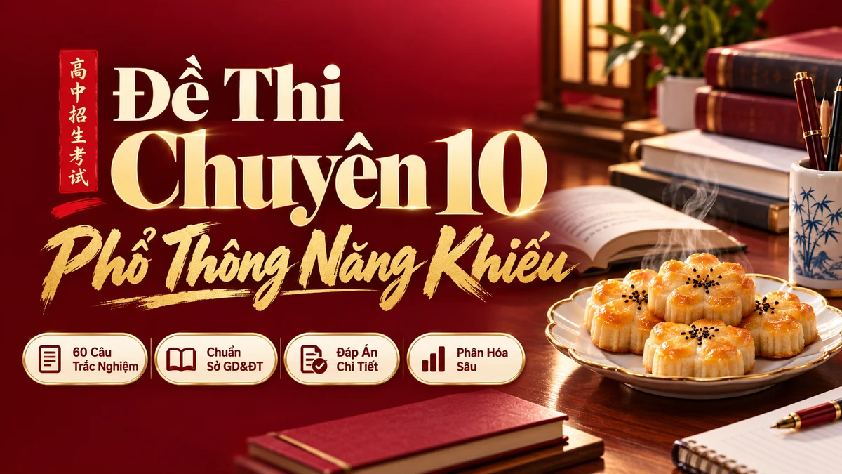 Đề Thi Tuyển Sinh Lớp 10 Chuyên Tiếng Trung — Phổ Thông Năng Khiếu (ĐHQG TP.HCM) - FoxHSK