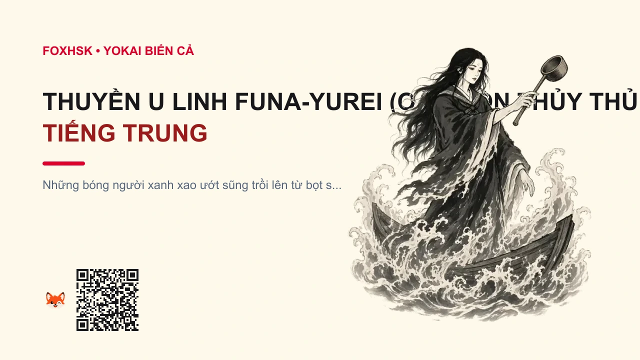 Thuyền U Linh Funa-yurei (Oán Hồn Thủy Thủ Xin Gáo Chìm Thuyền) Tiếng Trung Là Gì? (船幽灵 - chuányōulíng) • Nguồn Gốc Vùng biển Seto Naikai và, Dấu Ấn Pop Culture & Phương Pháp Hóa Giải - FoxHSK
