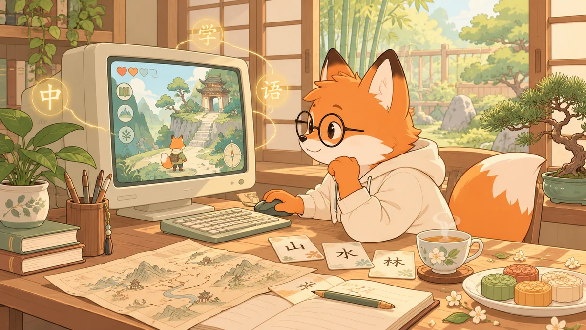 Game Phiêu Lưu Chữ: Đột Phá Luyện Đọc Hiểu & Nghe Phản Xạ Tiếng Trung - FoxHSK