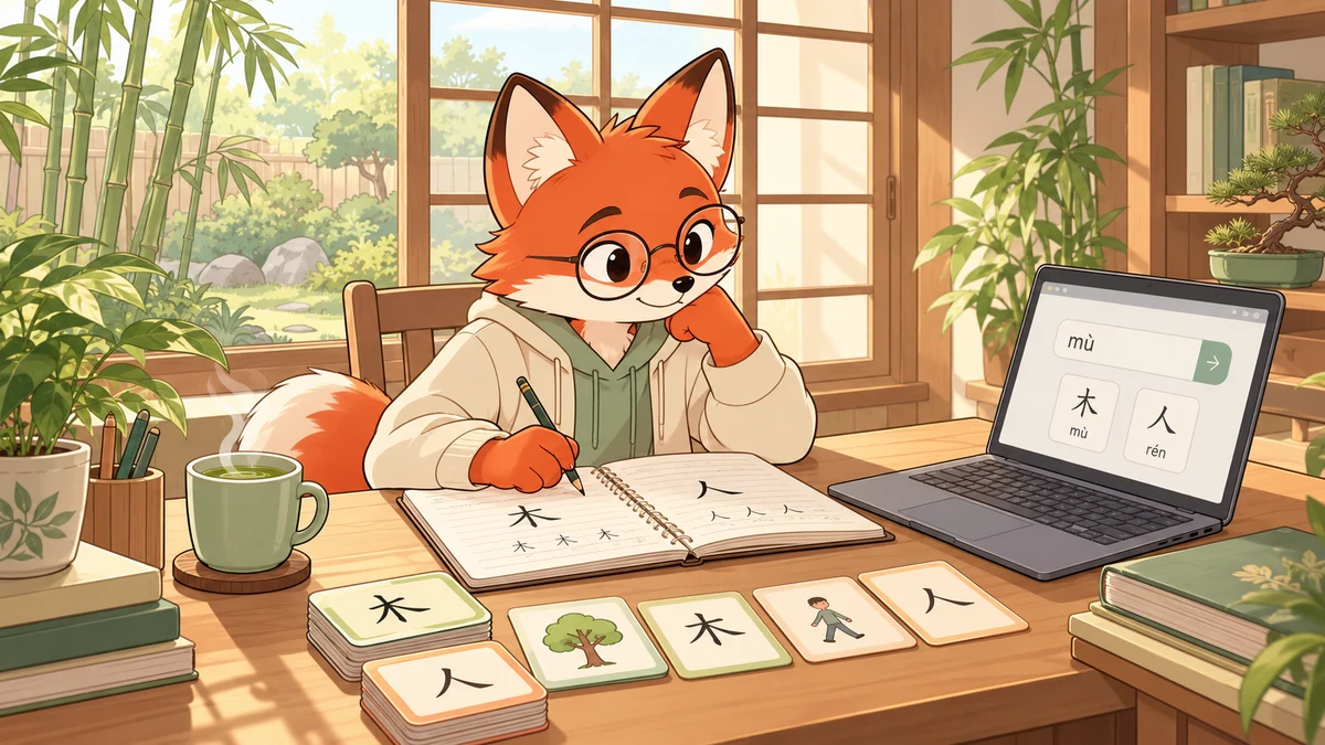 Giải Mã Chữ Hán Và Từ Vựng: Kim Chỉ Nam Học Chữ Cho Người Mới Bắt Đầu - FoxHSK