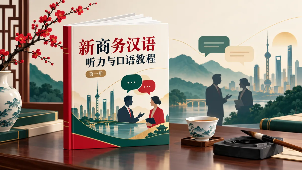 Tải giáo trình giao tiếp tiếng Trung thương mại mới nhất 新商务汉语听力与口语教程 quyển 1 (新商务汉语听力与口语教程) - Bản Số Hóa & Tải PDF Miễn Phí - FoxHSK