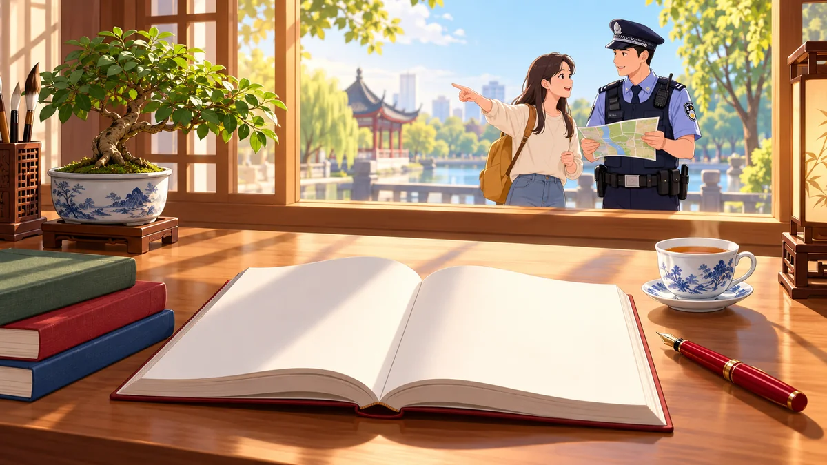 Giáo Trình Hán Ngữ Quyển 4 Bài 53: Có Khó Khăn Tìm Cảnh Sát (有困难找民警) - FoxHSK
