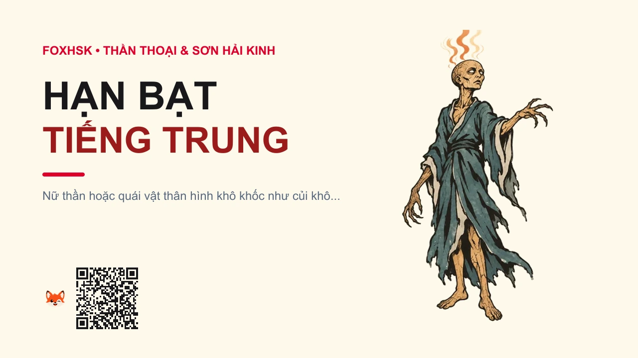 Hạn Bạt Tiếng Trung Là Gì? (旱魃 - hànbá) • Nguồn Gốc Sơn Hải Kinh - Đại Hoang, Dấu Ấn Pop Culture & Phương Pháp Hóa Giải - FoxHSK