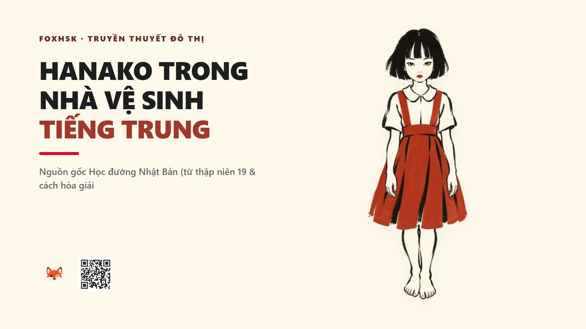 Hanako Trong Nhà Vệ Sinh Tiếng Trung Là Gì? (厕所的花子 - cèsuǒ de huāzǐ) • Nguồn Gốc Học đường Nhật Bản (từ, Dấu Ấn Pop Culture & Phương Pháp Hóa Giải - FoxHSK