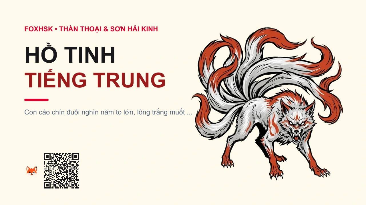 Hồ Tinh Tiếng Trung Là Gì? (狐精 - hújīng) • Nguồn Gốc Lĩnh Nam Chích Quái, Dấu Ấn Pop Culture & Phương Pháp Hóa Giải - FoxHSK