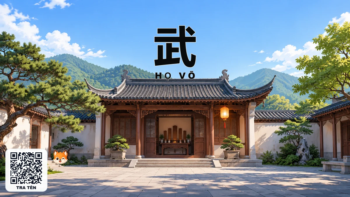 Họ VÕ Trong Tiếng Trung Là Gì? Nguồn Gốc Dòng Họ Võ, Chữ Hán & Nhân Vật Lịch Sử Kiệt Xuất - FoxHSK