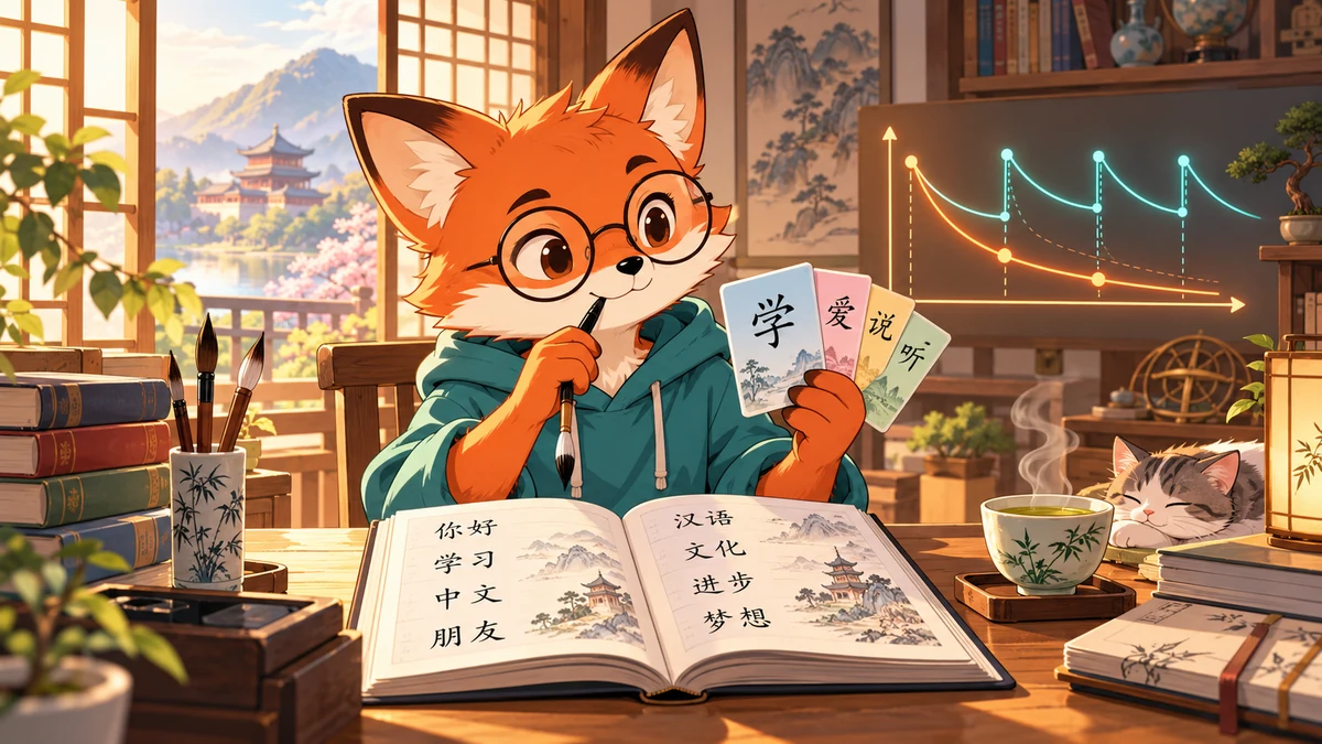 Học Nhồi Hay Lặp Lại Ngắt Quãng: Chiến Lược Ghi Nhớ Tiếng Trung Đỉnh Cao - FoxHSK