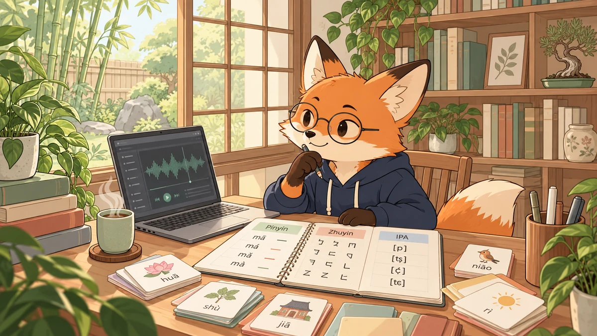 Bí Quyết Làm Chủ Phát Âm Tiếng Trung: So Sánh Toàn Diện Pinyin, Zhuyin và IPA - FoxHSK