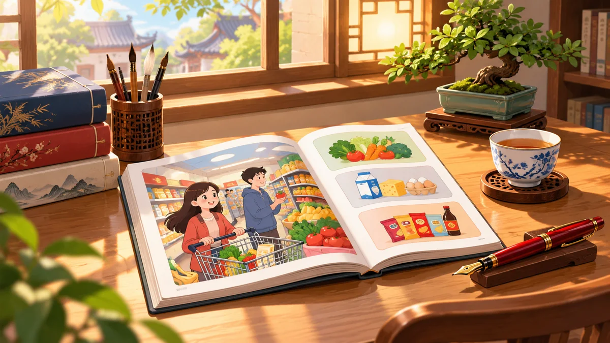 Học Tiếng Trung Dễ Như Ăn Kẹo: Chủ Đề Đi Siêu Thị Mua Sắm (A Trip to the Supermarket - Phần 4) - FoxHSK