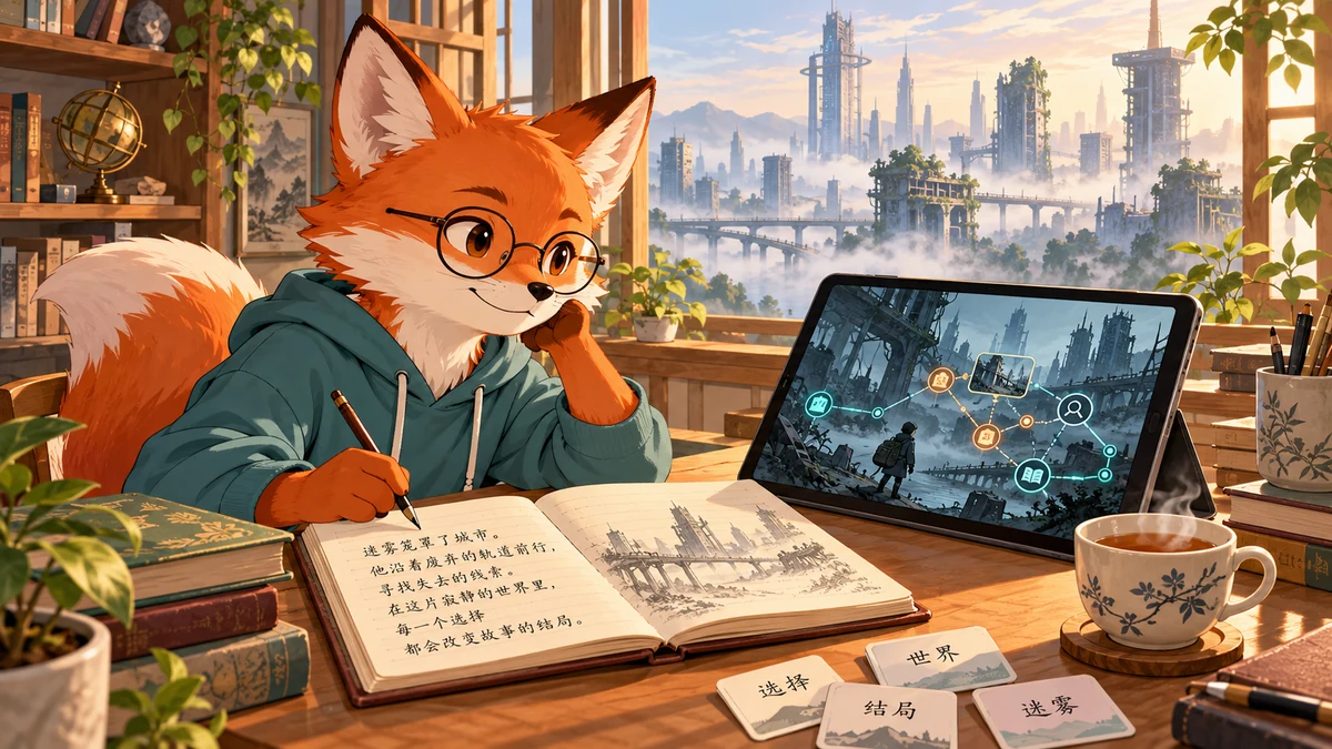 Học Tiếng Trung Qua Game Text Adventure 'Into the Haze': Đột Phá Kỹ Năng Đọc Hiểu HSK - FoxHSK