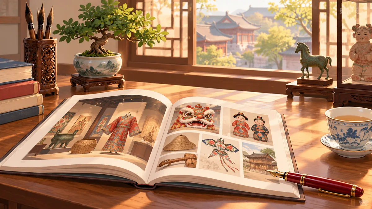 Học Tiếng Trung Theo Chủ Đề Đi Thăm Bảo Tàng Phong Tục Dân Gian Trong Tiếng Trung - FoxHSK