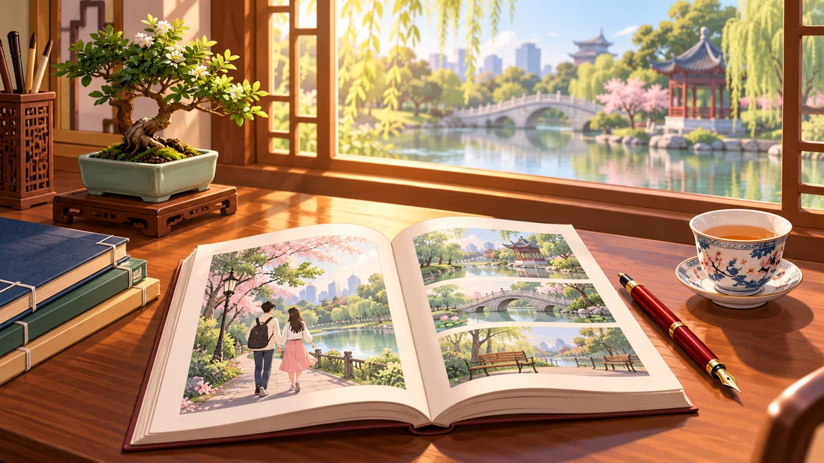 Học Tiếng Trung Theo Chủ Đề Hẹn Hò Tại Công Viên Trong Tiếng Trung - FoxHSK
