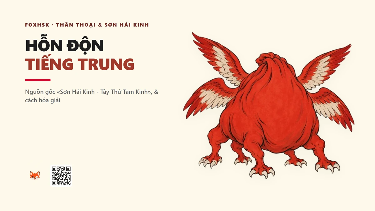 Hỗn Độn Tiếng Trung Là Gì? (混沌 - hùndùn) • Nguồn Gốc Sơn Hải Kinh - Tây Thứ, Dấu Ấn Pop Culture & Phương Pháp Hóa Giải - FoxHSK