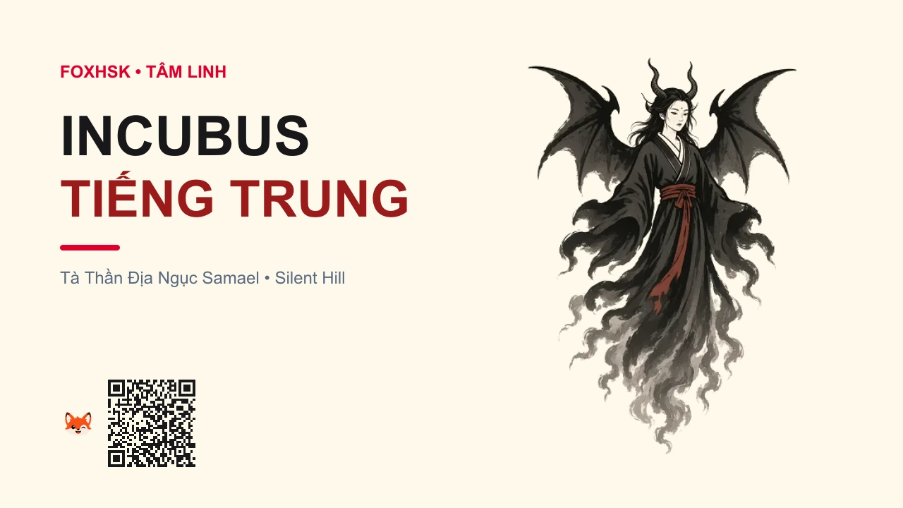 Tà Thần Địa Ngục Incubus (Samael) Tiếng Trung Là Gì? (恶魔撒麦尔 - èmó sàmài'ěr) • Nguồn Gốc Game Silent Hill 1 (Nơi, Dấu Ấn Pop Culture & Phương Pháp Hóa Giải - FoxHSK