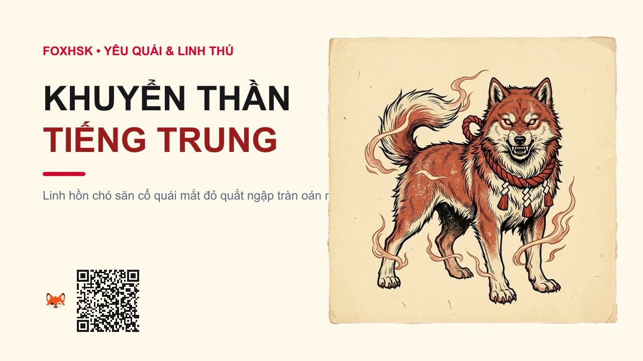 Khuyển Thần Tiếng Trung Là Gì? (犬神 - quǎnshén) • Nguồn Gốc Tín ngưỡng vu thuật, Dấu Ấn Pop Culture & Phương Pháp Hóa Giải - FoxHSK