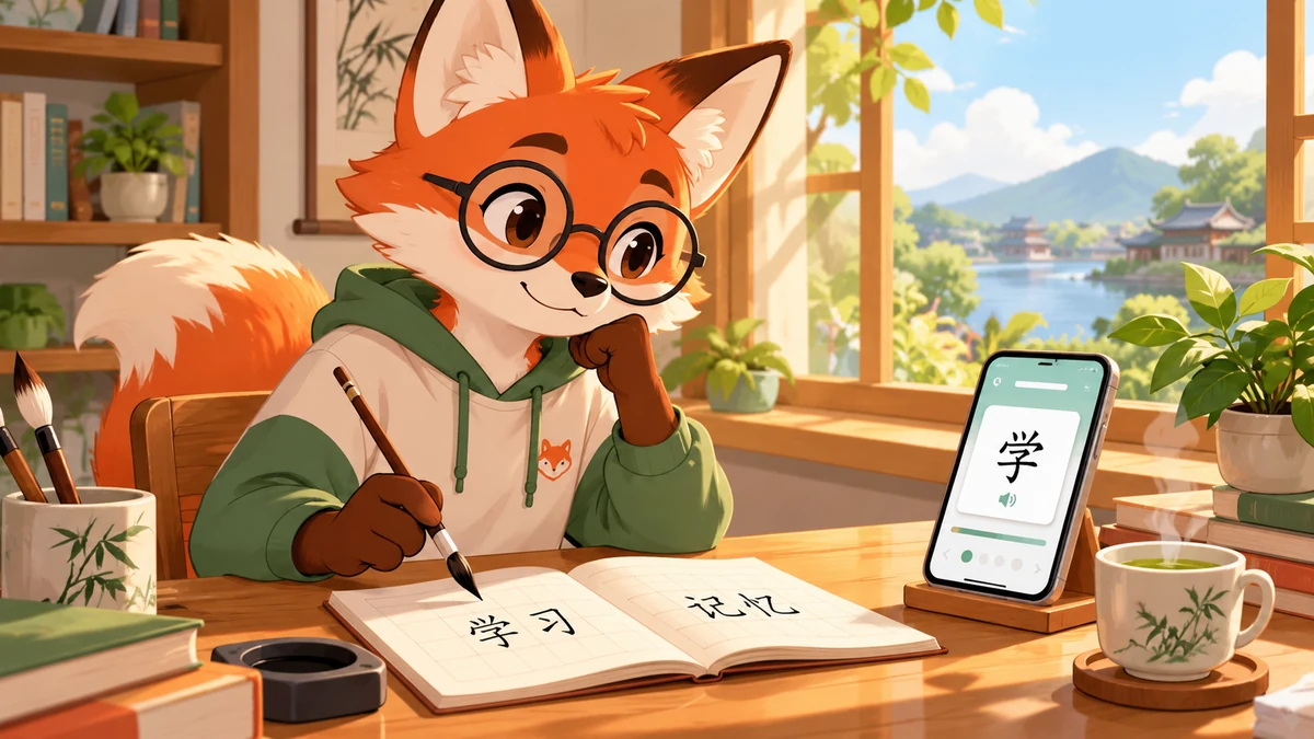 Khi Nào Lặp Lại Ngắt Quãng Thất Bại? Giải Mã Điểm Nghẽn Flashcard Tiếng Trung - FoxHSK