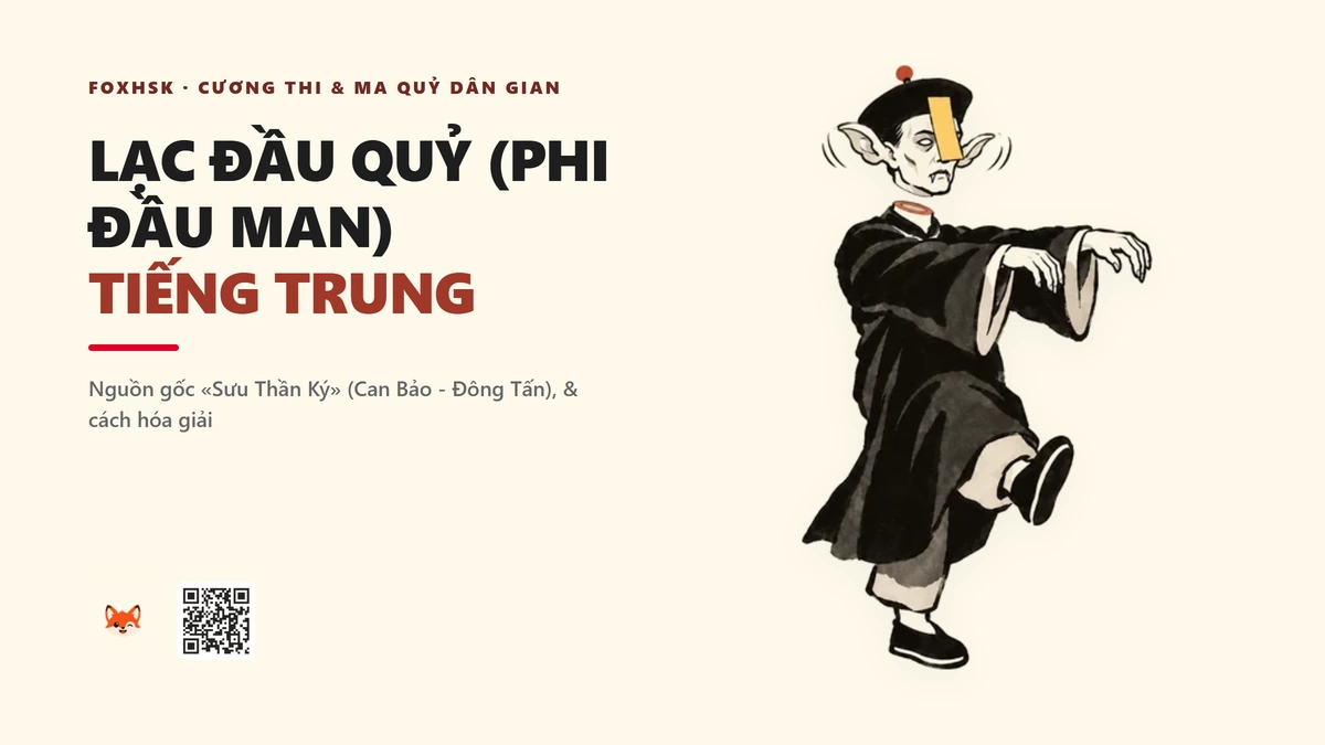 Lạc Đầu Quỷ (Phi Đầu Man) Tiếng Trung Là Gì? (落头氏 - luòtóushì) • Nguồn Gốc Sưu Thần Ký (Can Bảo -, Dấu Ấn Pop Culture & Phương Pháp Hóa Giải - FoxHSK