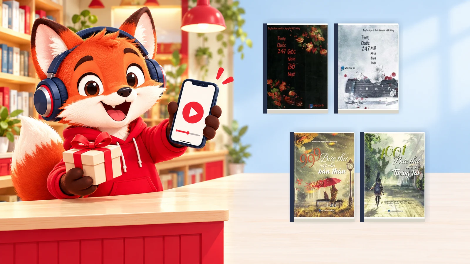 Link quà tặng khi mua Sách từ FoxHSK.com (Tải Audio Mp3 sách) | FoxHSK