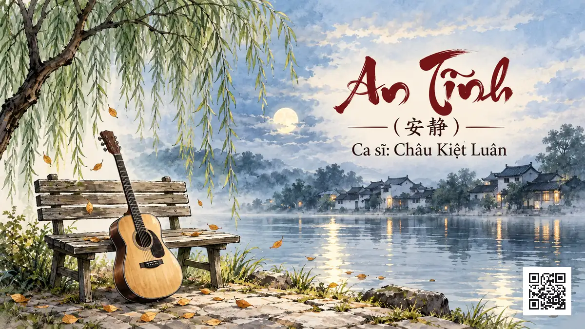 Lời Bài Hát An Tĩnh (安静) – Châu Kiệt Luân (Pinyin + Lời Dịch Chuẩn) - FoxHSK