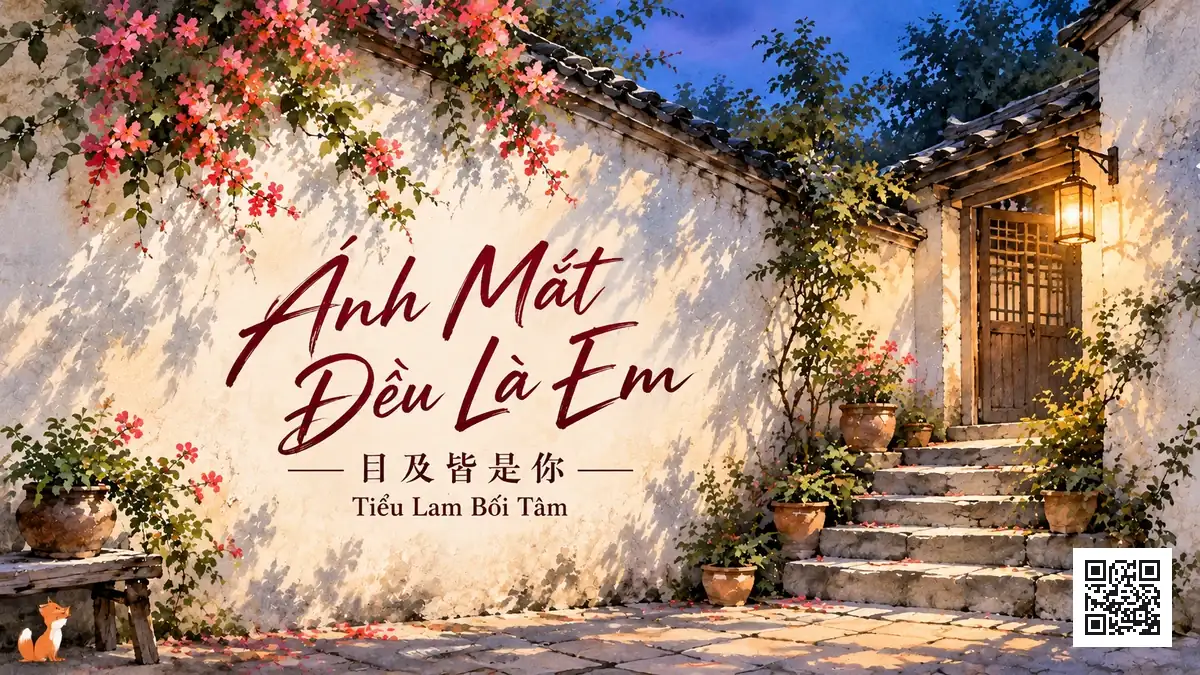 Lời Bài Hát Ánh Mắt Đều Là Em (目及皆是你) – Tiểu Lam Bối Tâm (Pinyin + Lời Dịch) - FoxHSK