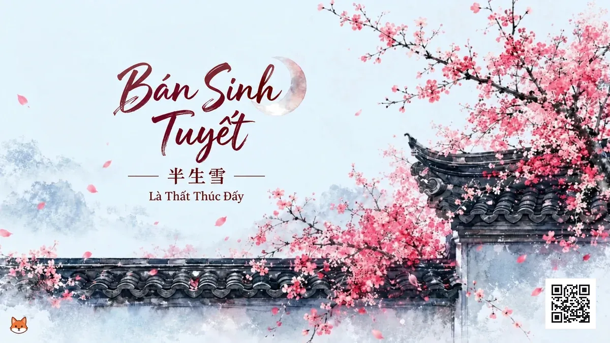 Lời Bài Hát Bán Sinh Tuyết (半生雪) – Là Thất Thúc Đấy (Pinyin + Dịch Thơ) - FoxHSK