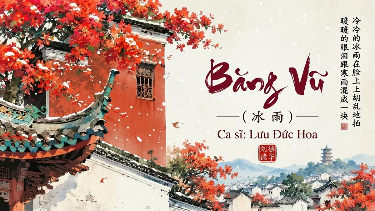 Lời Bài Hát Băng Vũ (冰雨) – Lưu Đức Hoa (Pinyin + Lời Dịch Chuẩn) - FoxHSK
