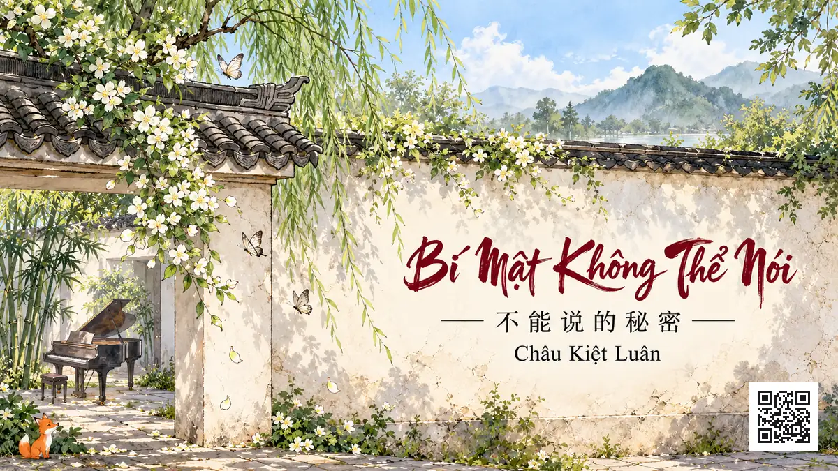 Lời Bài Hát Bí Mật Không Thể Nói (不能说的秘密) – Châu Kiệt Luân (Pinyin + Lời Dịch Chuẩn) - FoxHSK