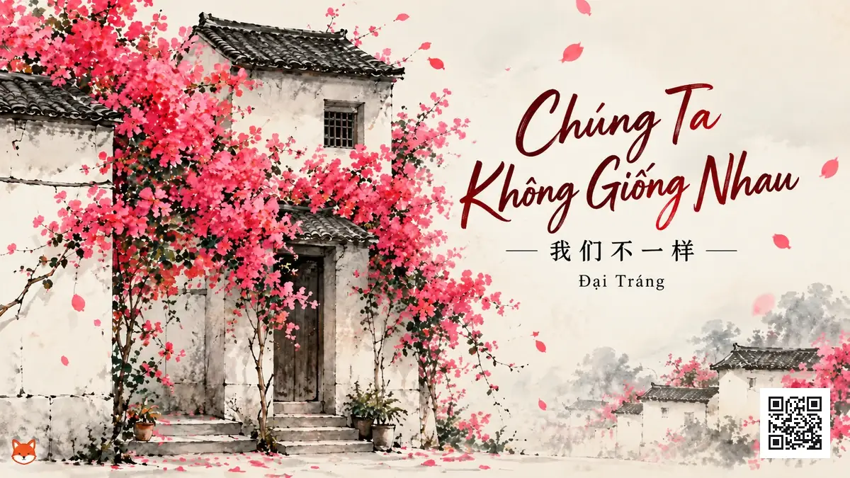 Lời Bài Hát Chúng Ta Không Giống Nhau (我们不一样) – Đại Tráng (Pinyin + Vietsub Chuẩn) - FoxHSK