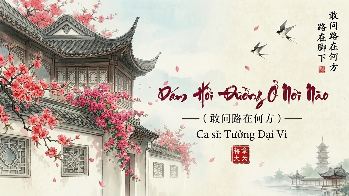 Lời Bài Hát Dám Hỏi Đường Ở Nơi Nào (敢问路在何方) – Tưởng Đại Vi (Pinyin + Lời Dịch Chuẩn) - FoxHSK