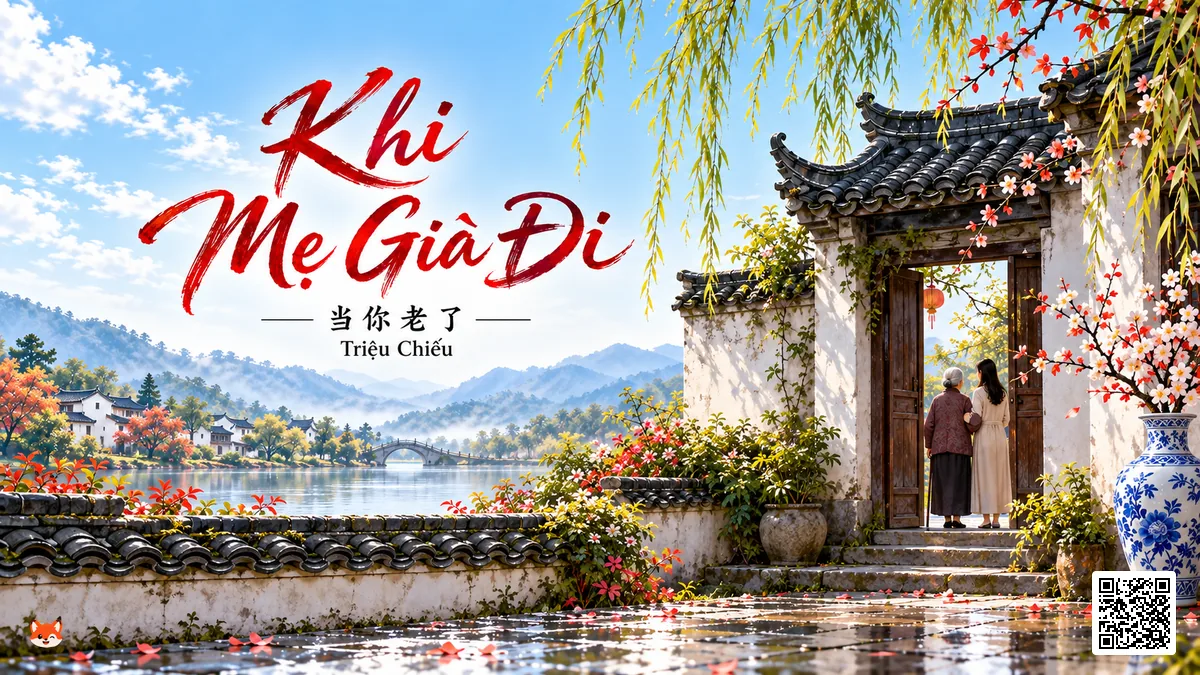 Lời Bài Hát Khi Mẹ Già Đi (当你老了 - Đương Nhĩ Lão Liễu) – Triệu Chiếu (Sing My Song) (Pinyin + Lời Dịch Chuẩn) - FoxHSK