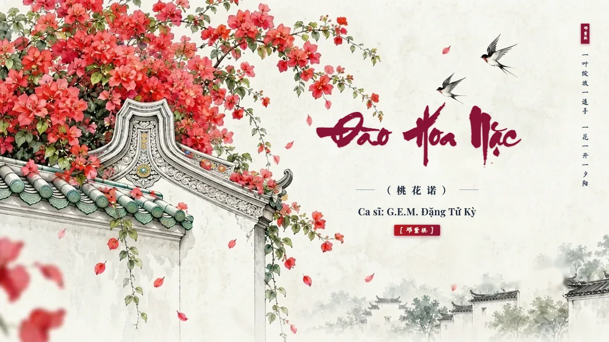 Lời Bài Hát Đào Hoa Nặc (桃花诺) – G.E.M. Đặng Tử Kỳ (Pinyin + Lời Dịch Chuẩn) - FoxHSK