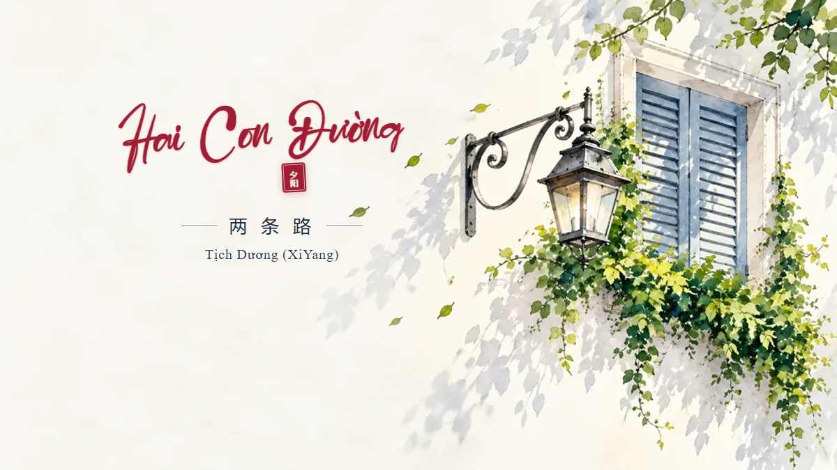 Lời Bài Hát Hai Con Đường (两条路) – Tịch Dương XiYang (Pinyin + Lời Dịch Chuẩn) - FoxHSK