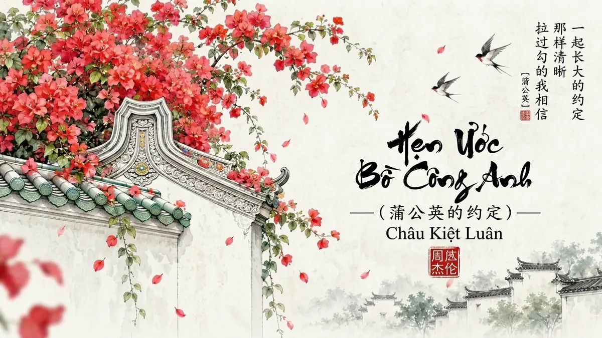 Lời Bài Hát Hẹn Ước Bồ Công Anh (蒲公英的约定) – Châu Kiệt Luân (Pinyin + Lời Dịch) - FoxHSK
