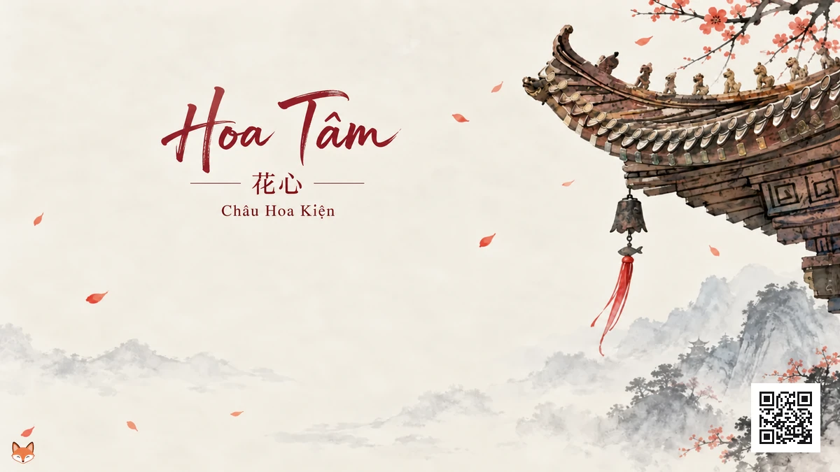 Lời Bài Hát Hoa Tâm (花心) – Châu Hoa Kiện (Pinyin + Lời Dịch Chuẩn) - FoxHSK