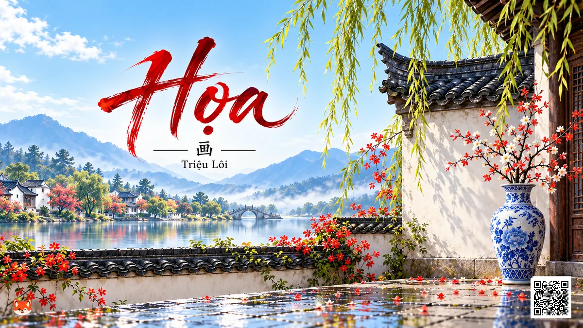 Lời Bài Hát Họa (画) – Triệu Lôi (Zhao Lei) (Sing My Song) (Pinyin + Lời Dịch Chuẩn) - FoxHSK