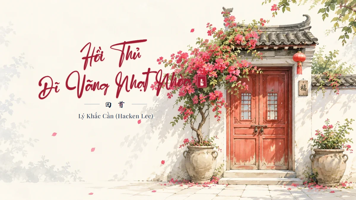 Lời Bài Hát Hồi Thủ (Dĩ Vãng Nhạt Nhòa) (回首) – Lý Khắc Cần (Pinyin + Lời Dịch Chuẩn) - FoxHSK