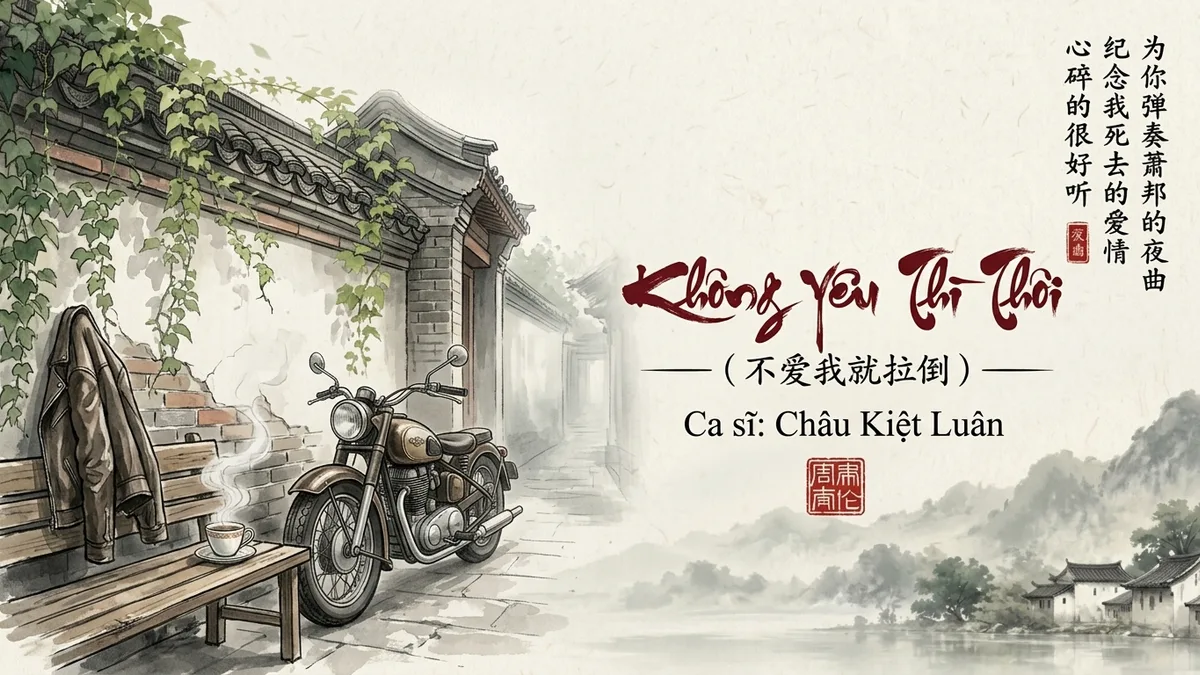 Lời Bài Hát Không Yêu Thì Thôi (不爱我就拉倒) – Châu Kiệt Luân (Pinyin + Lời Dịch Chuẩn) - FoxHSK