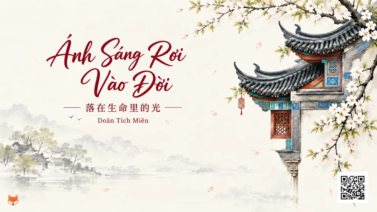 Lời Bài Hát Ánh Sáng Rơi Vào Đời (落在生命里的光) – Doãn Tích Miên (Pinyin + Lời Dịch Chuẩn) - FoxHSK