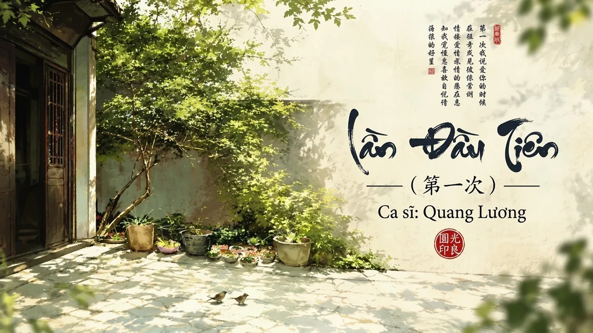 Lời Bài Hát Lần Đầu Tiên (第一次) – Quang Lương (Pinyin + Lời Dịch Chuẩn) - FoxHSK