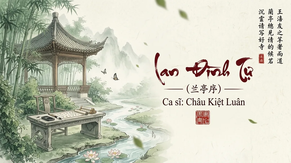Lời Bài Hát Lan Đình Tự (兰亭序) – Châu Kiệt Luân (Pinyin + Lời Dịch Chuẩn) - FoxHSK