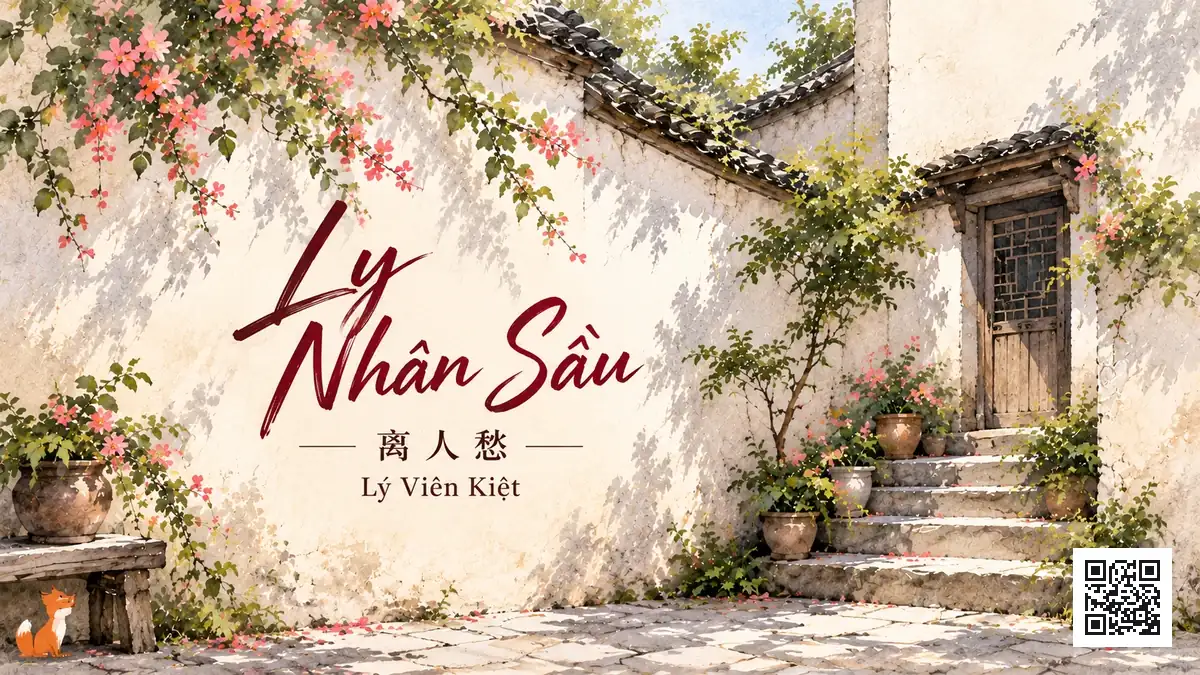 Lời Bài Hát Ly Nhân Sầu (离人愁) – Lý Viên Kiệt (Pinyin + Vietsub Chuẩn) - FoxHSK