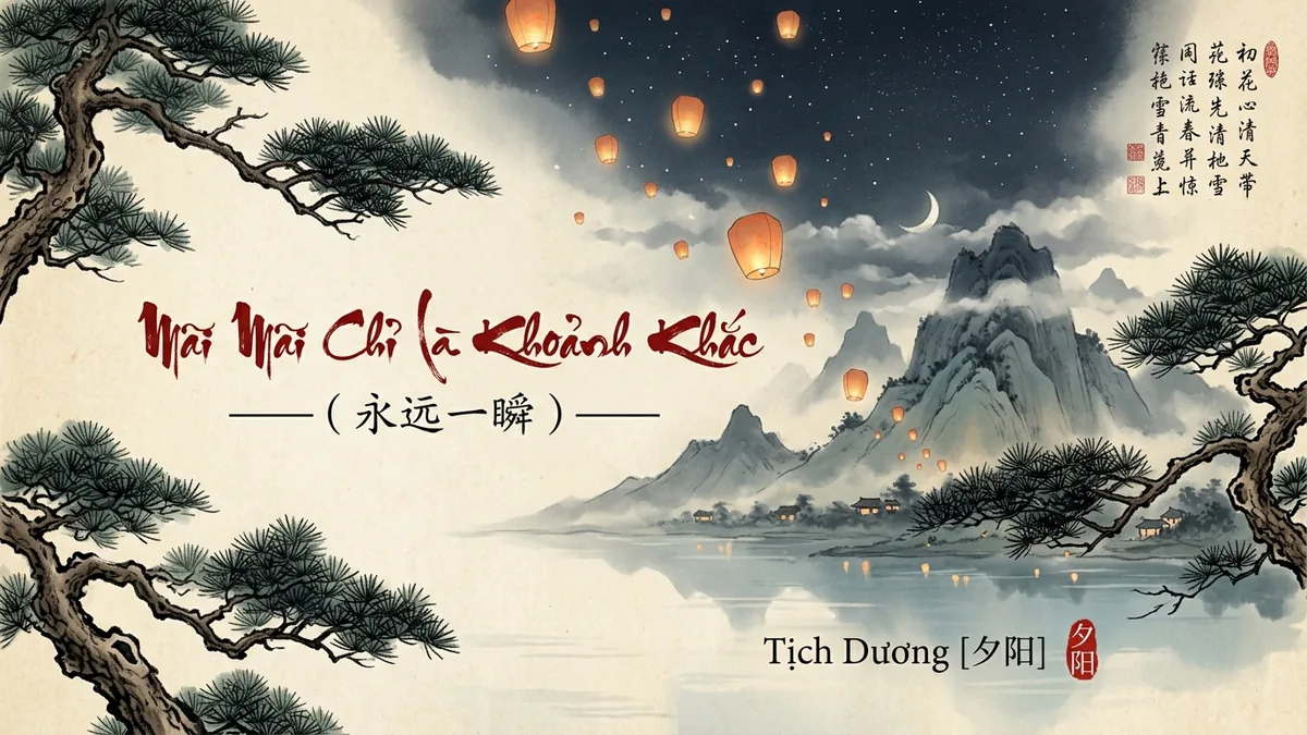 Lời Bài Hát Mãi Mãi Chỉ Là Khoảnh Khắc (永远一瞬) – Tịch Dương / XiYang (Pinyin + Lời Dịch Chuẩn) - FoxHSK