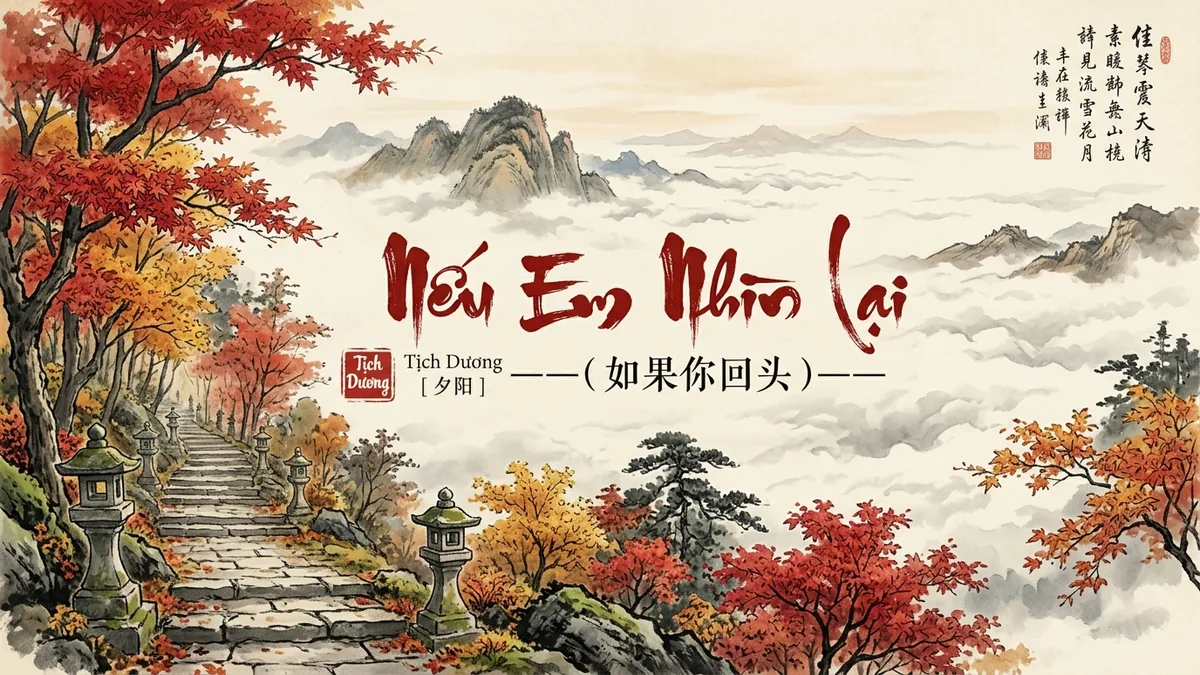 Lời Bài Hát Nếu Em Nhìn Lại (如果你回头) – Tịch Dương / XiYang (Pinyin + Lời Dịch Chuẩn) - FoxHSK