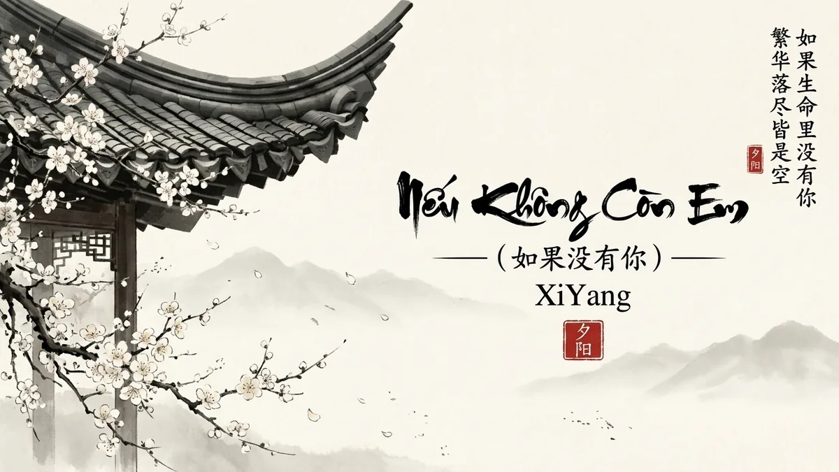 Lời Bài Hát Nếu Không Còn Em (如果没有你) – Tịch Dương / XiYang (Pinyin + Lời Dịch Chuẩn) - FoxHSK