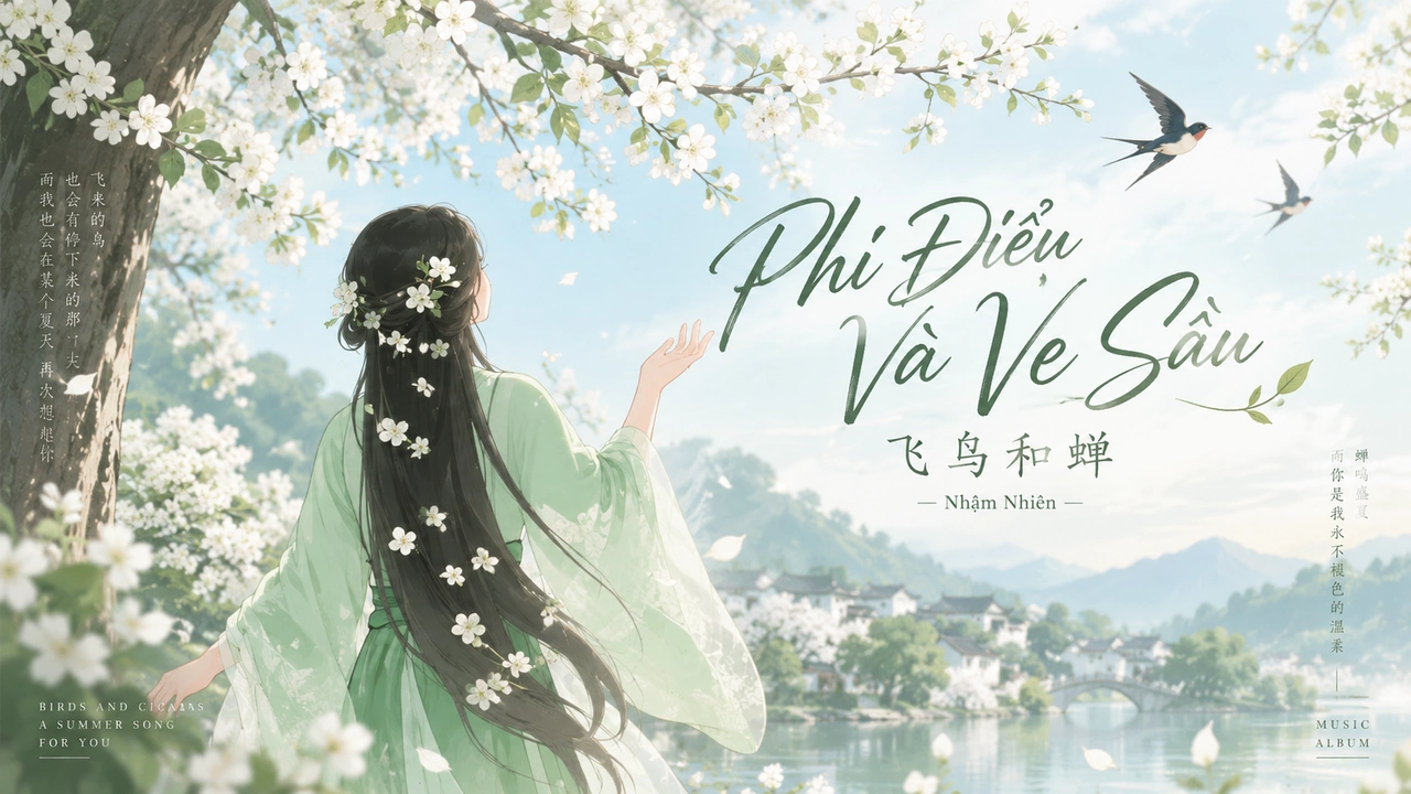 Lời Bài Hát Phi Điểu Và Ve Sầu (飞鸟和蝉) – Nhậm Nhiên: Pinyin & Lời Dịch Chuẩn - FoxHSK