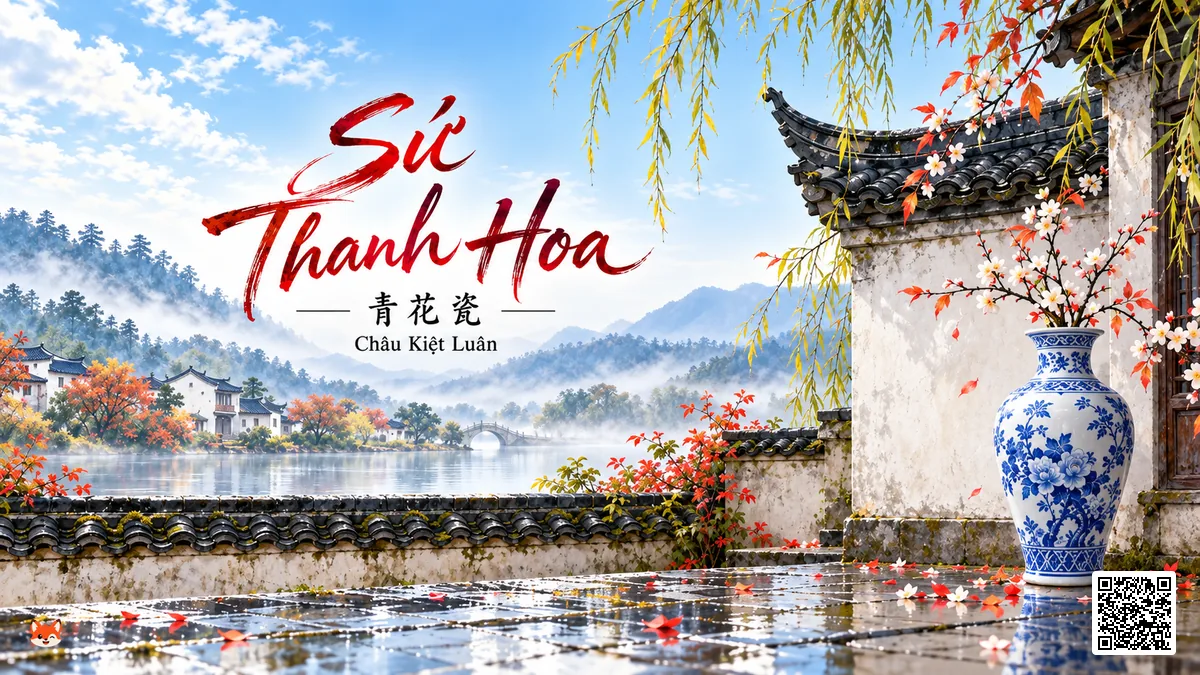 Lời Bài Hát Sứ Thanh Hoa (青花瓷) – Châu Kiệt Luân (Jay Chou) (Pinyin + Lời Dịch Chuẩn) - FoxHSK
