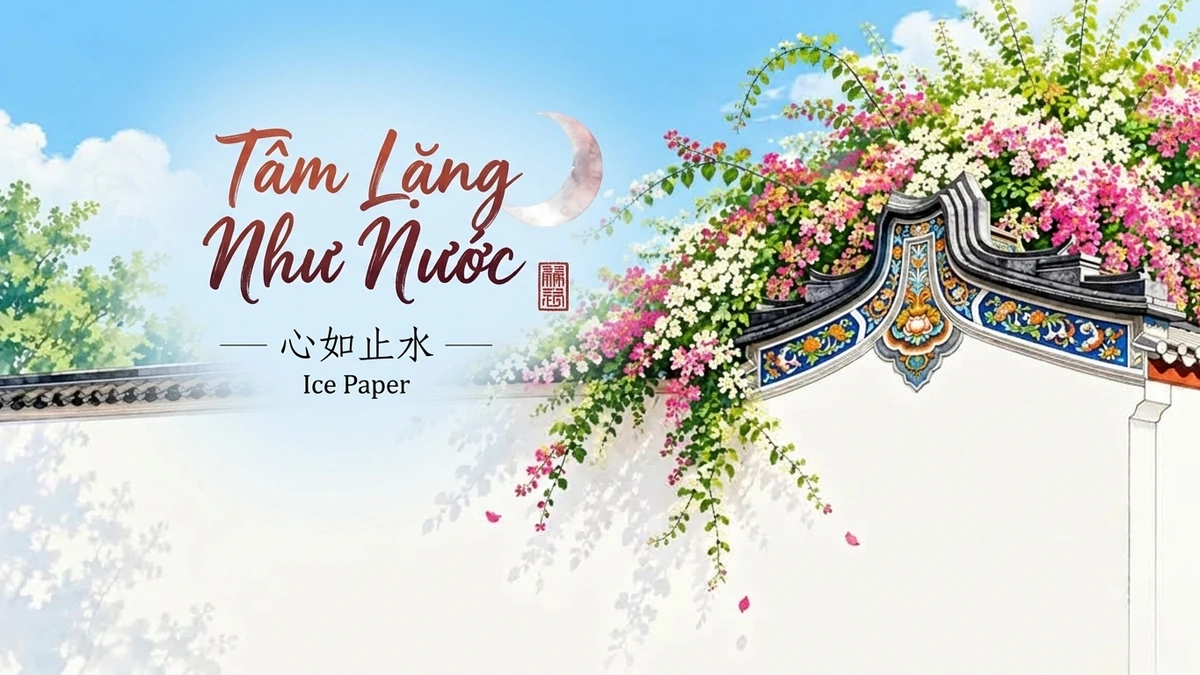 Lời Bài Hát Tâm Lặng Như Nước (心如止水) – Ice Paper (Pinyin + Lời Dịch Chuẩn) - FoxHSK